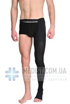 Компрессионный чулок на одну ногу с поясом и пластиковой застежкой RxFit (правый, левый) 2 класс компрессии с закрытым носком для женщин и мужчин Компрессионный чулок на одну ногу с поясом и пластиковой застежкой RxFit (правый, левый) 2 класс компрессии с закрытым носком для женщин и мужчин