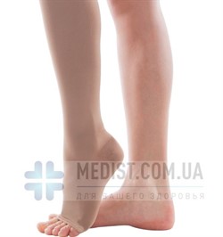 Компрессионные чулки Tiana 2 класс компрессии с открытым носком для женщин