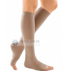 Компрессионные гольфы от варикоза Aurafix 2 класс компрессии с открытым носком (мыском) для женщин и мужчин