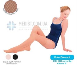 Компрессионные чулки VARITEKS 904 2 класс компрессии с закрытым носком (мыском) для женщин и мужчин