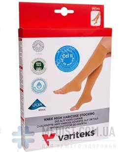 Компрессионные гольфы Variteks aloe vera 2 класс компрессии с открытым носком ДЛЯ ЖЕНЩИН И МУЖЧИН