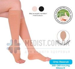 Компрессионные гольфы Variteks aloe vera 2 класс компрессии с открытым носком ДЛЯ ЖЕНЩИН И МУЖЧИН