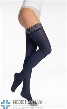 ЖЕНСКИЕ компрессионные чулки Sigvaris Style Semitransparent 1 класс компрессии с закрытым носком