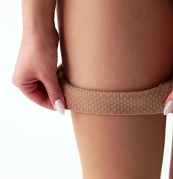 ЖЕНСКИЕ компрессионные чулки VenoTrain Discretion 1 класс компрессии с открытым носком