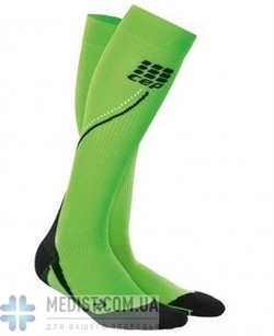 Компрессионные гольфы со СВЕТООТРАЖАТЕЛЯМИ для бега medi CEP 1 класс компрессии с закрытым носком ДЛЯ ЖЕНЩИН И МУЖЧИН