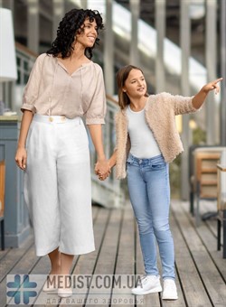 Компрессионные гольфы medi duomed smooth 1 класс компрессии с открытым и закрытым носком ДЛЯ ЖЕНЩИН