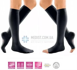 Компрессионные гольфы MEDIVEN PLUS medi 3 класс компрессии с открытым и закрытым носком для женщин и мужчин
