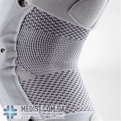 Стабилизационный коленный бандаж Bauerfeind GenuTrain S pro - динамический наколенник для коленного сустава с боковыми вставками и ограничительными шарнирами - для женщин и мужчин