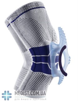 Умный коленный бандаж GenuTrain A3 Bauerfeind - динамический наколенник для комплексного лечения болей в коленном суставе с коррегирующим пелотом и специальной массирующей вставкой - для женщин и мужчин