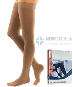 Компрессионные чулки Aurafix 1 класс компрессии с открытым носком