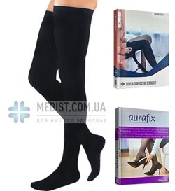 Компрессионные чулки Aurafix 1 класс компрессии закрытый носок