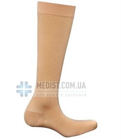 Компрессионные гольфы от варикоза Aurafix 1 класс компрессии закрытый носок для женщин и мужчин бежевые