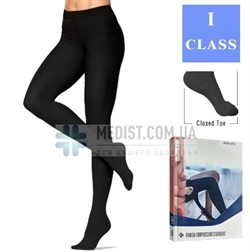 Компрессионные колготы Aurafix 1 класс компрессии с закрытым носком