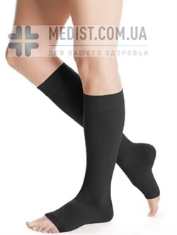 Женские компрессионные гольфы Maxis Micro (Чехия) 2 класс компрессии ОТКРЫТЫЙ НОСОК - фото 24456