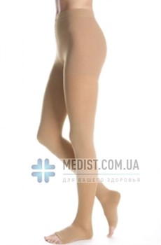 Женские компрессионные колготы от варикоза Maxis Micro 2 класс компрессии открытый носок (мысок)
