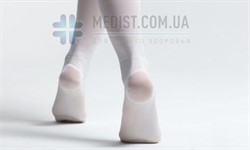 Компрессионный антиэмболический ЧУЛОК НА ОДНУ НОГУ с застежкой на талии TONUS ELAST 0403-01 Hospital 1 класс компрессии ДЛЯ ЖЕНЩИН И МУЖЧИН цвет белый