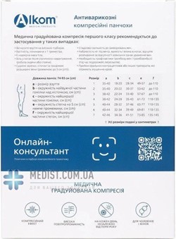 Компрессионные чулки Алком basic care 1 класс компрессии закрытый носок ДЛЯ ЖЕНЩИН И МУЖЧИН