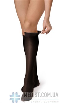 Компрессионные гольфы Tonus Elast 0401P профилактические ДЛЯ ЖЕНЩИН И МУЖЧИН цвет бежевый, черный ЗАКРЫТЫЙ НОСОК