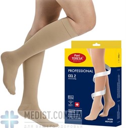 Компрессионные гольфы Pani Teresa Professional, 2 класс компрессии, с открытым и закрытым носком, ДЛЯ ЖЕНЩИН И МУЖЧИН, Швейцария Компрессионные гольфы Pani Teresa Professional, 2 класс компрессии, с открытым и закрытым носком, ДЛЯ ЖЕНЩИН И МУЖЧИН, Швейцария