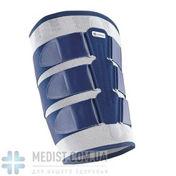 Активный бандаж Bauerfeind MyoTrain -  динамический ортез с двумя массирующими вставками для лечения повреждений мышц бедра - для женщин и мужчин