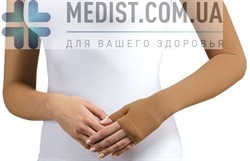 Компрессионный рукав 2 класс компрессии с полуперчаткой и фиксацией через плечо Tonus Elast 0403-02 Lux Компрессионный рукав 2 класс компрессии с полуперчаткой и фиксацией через плечо Tonus Elast 0403-02 Lux