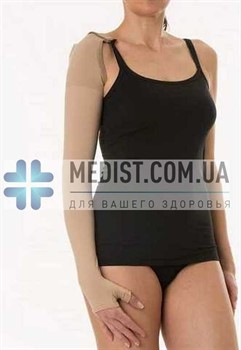 Медицинский компрессионный рукав с перчаткой на текстильной застежке (липучке) Relaxsan Medicale Classic 2 класс компрессии ДЛЯ ЖЕНЩИН И МУЖЧИН