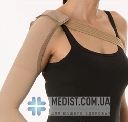 Медицинский компрессионный рукав с перчаткой на текстильной застежке (липучке) c фиксирующей эластичной лентой Relaxsan Medicale Classic 2 класс компрессии ДЛЯ ЖЕНЩИН И МУЖЧИН