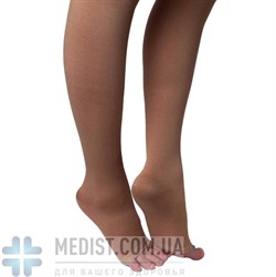 ХЛОПОК Компрессионные чулки Venotonia Cotton ДЛЯ СТАНДАРТНОГО И ШИРОКОГО БЕДРА 2 класс компрессии с открытым носком ДЛЯ ЖЕНЩИН И МУЖЧИН цвет карамель