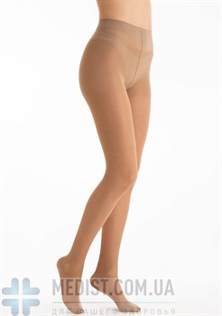 Женские прозрачные компрессионные колготки Relaxsan Basic 1 класс компрессии с закрытым носком