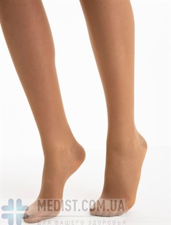 Женские прозрачные компрессионные колготки Relaxsan Basic 1 класс компрессии с закрытым носком