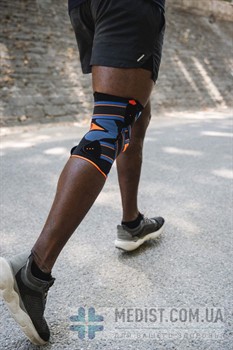 Бандаж для коленного сустава Thuasne Novelastic 0270 с перекрестными ремнями и боковыми ребрами жесткости ДЛЯ ЖЕНЩИН И МУЖЧИН