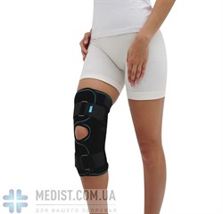 Бандаж для коленного сустава разъемный Алком 3052 с полицентричными шарнирами ДЛЯ ЖЕНЩИН И МУЖЧИН