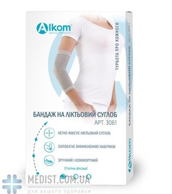 Бандаж на локтевой сустав Алком 3061 ДЛЯ ЖЕНЩИН И МУЖЧИН