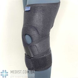 Бандаж для коленного сустава аэропреновый разъемный Aurafix 3101 с пателлярным кольцом и внутренними силиконовыми вставками ДЛЯ ЖЕНЩИН И МУЖЧИН