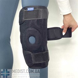 Бандаж для коленного сустава аэропреновый разъемный Aurafix 3104 с полицентрическими шарнирами и пателлярным кольцом ДЛЯ ЖЕНЩИН И МУЖЧИН Бандаж для коленного сустава аэропреновый разъемный Aurafix 3104 с полицентрическими шарнирами и пателлярным кольцом ДЛЯ ЖЕНЩИН И МУЖЧИН