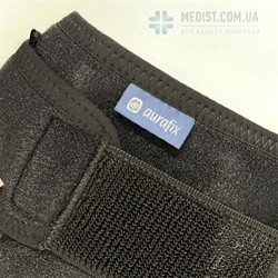 Бандаж для коленного сустава аэропреновый разъемный Aurafix 3103 с четырьмя гибкими ребрами жесткости и пателлярным кольцом ДЛЯ ЖЕНЩИН И МУЖЧИН