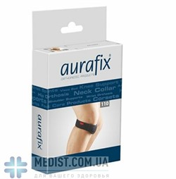 Разъемный пателлярный бандаж при «колене прыгуна» с анатомическим съемным силиконовым пелотом Aurafix 110 ДЛЯ ЖЕНЩИН И МУЖЧИН