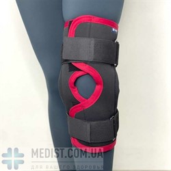 Бандаж открытого типа для коленного сустава аэропреновый разъемный Aurafix 104-A с полицентрическими шарнирами ДЛЯ ЖЕНЩИН И МУЖЧИН