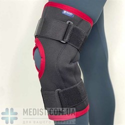 Бандаж открытого типа для коленного сустава аэропреновый разъемный Aurafix 104-A с полицентрическими шарнирами ДЛЯ ЖЕНЩИН И МУЖЧИН