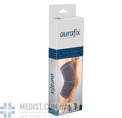 Эластичный наколенник Aurafix 120 с силиконовым кольцом и ребрами жесткости ДЛЯ ЖЕНЩИН И МУЖЧИН