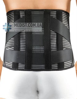Бандаж medi lumbamed stabil поясничный с эластичными ремнями и дополнительной вставкой высота 26 и 32 см