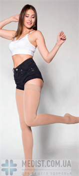 Компрессионные чулки ComfortMed Cotton 3 класс компрессии с открытым носком, цвет телесный ДЛЯ ЖЕНЩИН И МУЖЧИН