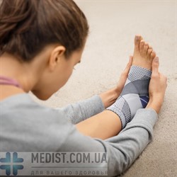 Активный бандаж Bauerfeind GenuTrain MalleoTrain Plus - для максимальной стабилизации голеностопного сустава с функцией внешней поддержки для женщин и мужчин