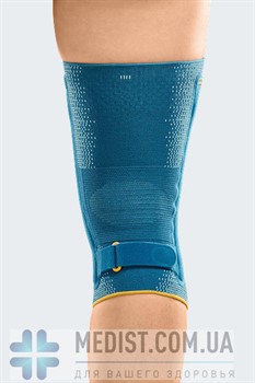 Genumedi pss - Спортивный бандаж medi  для коленного сустава с особым силиконовым кольцом для коленной чашечки и системой дополнительных ремней -  Средней степени фиксации - Для женщин и мужчин (Германия) - фото 27761