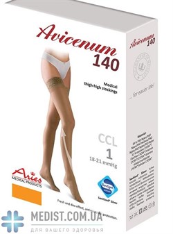 Тонкие женские компрессионные чулки Aries Avicenum 140 первый класс компрессии - с закрытым носком - КРУЖЕВО - черные Тонкие женские компрессионные чулки Aries Avicenum 140 первый класс компрессии - с закрытым носком - КРУЖЕВО - черные