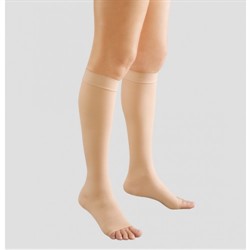 Компрессионные гольфы RxFit  2 класс компрессии с открытым носком (мыском) для женщин и мужчин