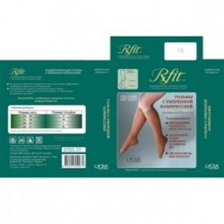 Компрессионные гольфы RxFit с умеренной компрессией закрытый носок (мысок) для женщин и мужчин