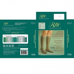 Компрессионные гольфы RxFit с умеренной компрессией закрытый носок (мысок) для женщин Компрессионные гольфы RxFit с умеренной компрессией закрытый носок (мысок) для женщин