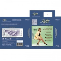 Женские компрессионные чулки от варикоза RхFit 1 класс компрессии с закрытым носком