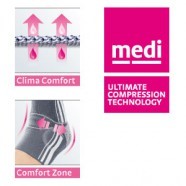 Бандаж голеностопный с силиконовыми вкладышами medi Levamed